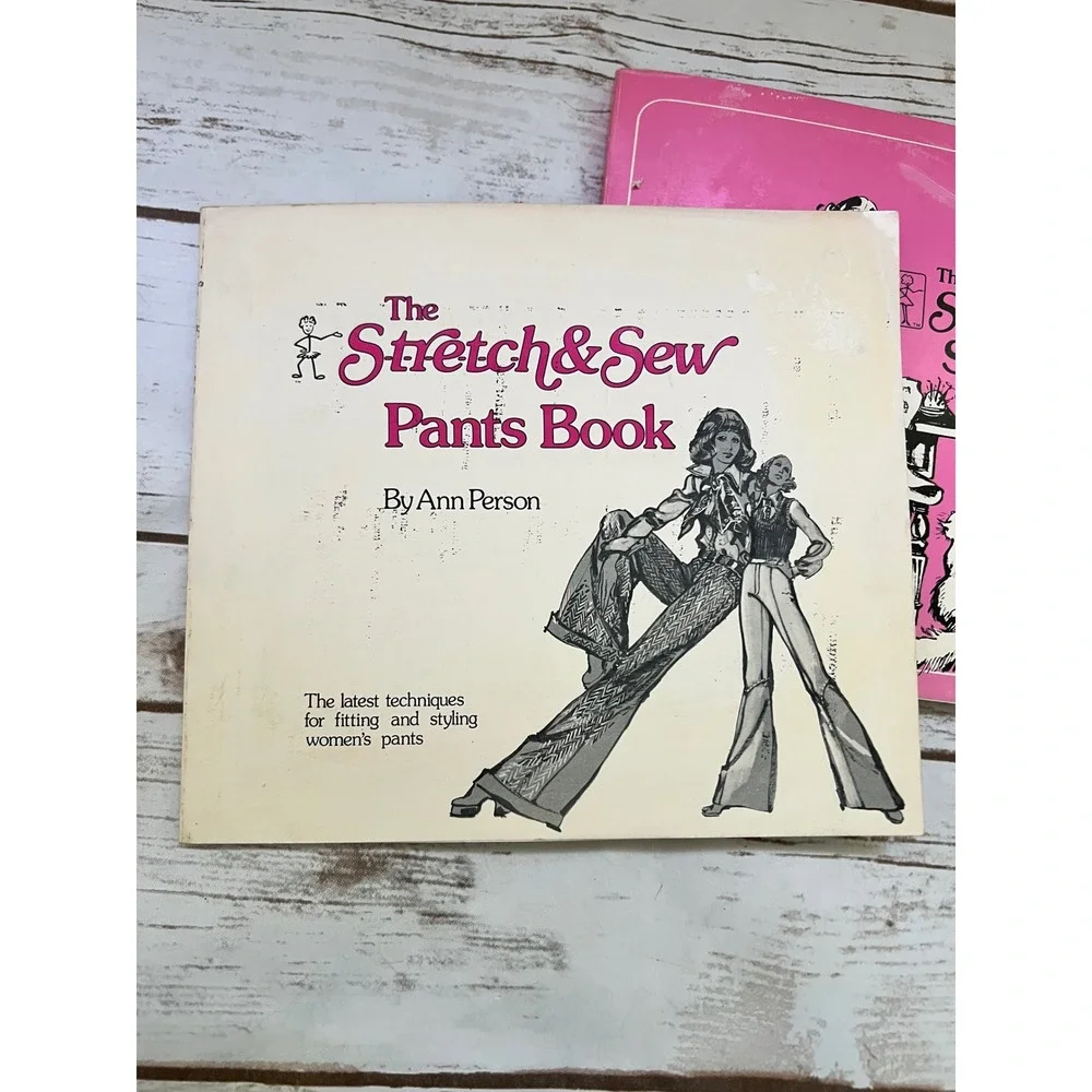 Stretch & Sew Sewing Book Part 1 and Pants Book Ann Person Vintage 70s Set OS